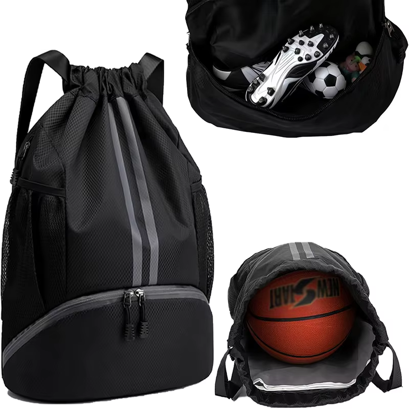 Sac à chaussures de football imperméable avec cordon de serrage