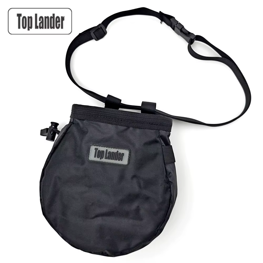 Sac à craie d'escalade avec ceinture et poche zippée pour Fitness