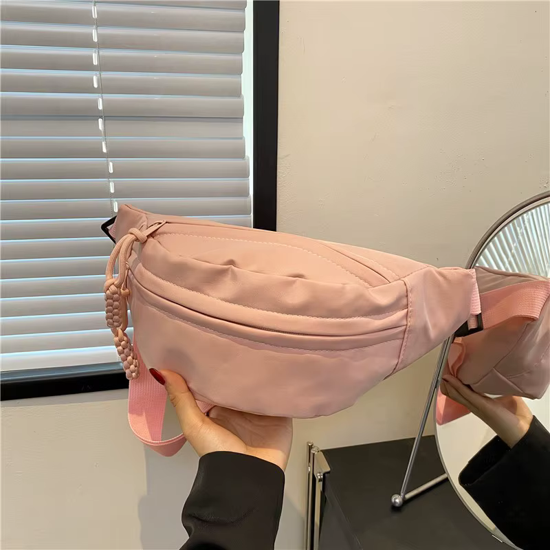 Sac de poitrine sac banane pour femmes fronde bandoulière taille Pack toile course