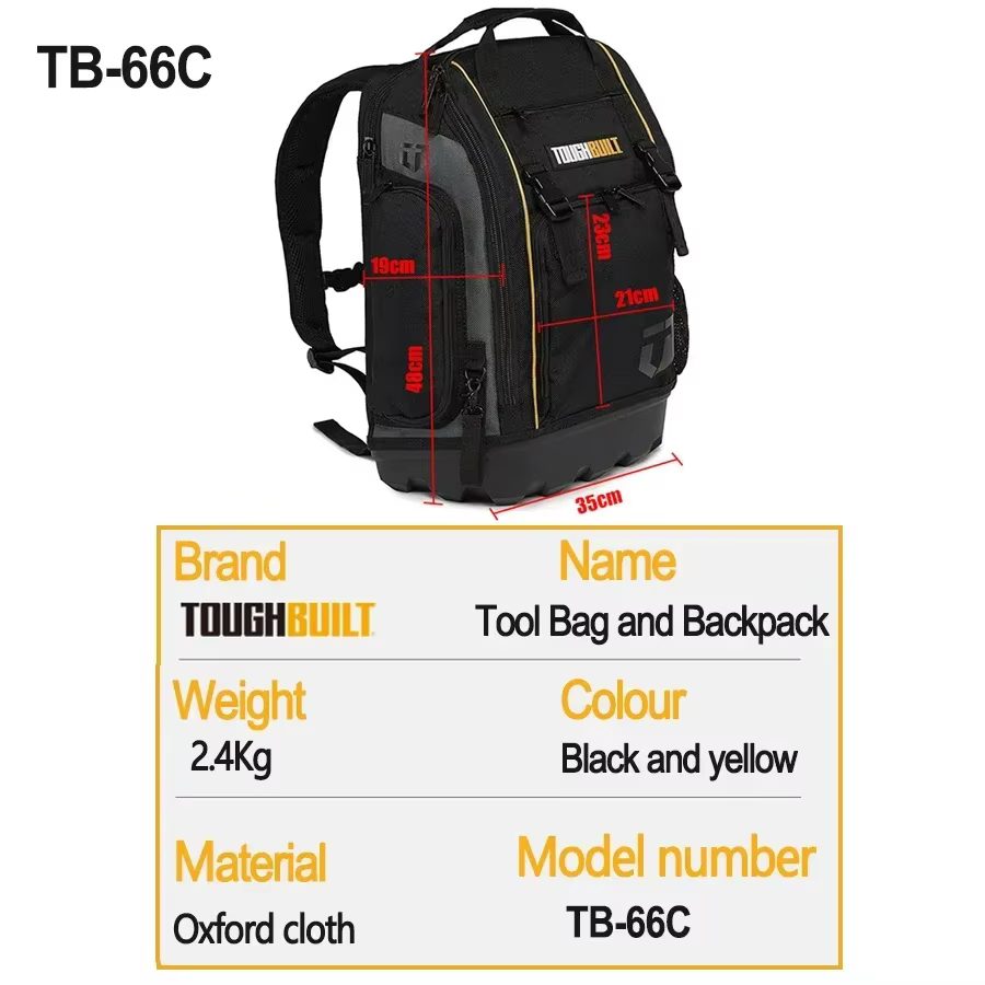 TB-66C Sac à outils et sac à dos Base tout-terrain robuste