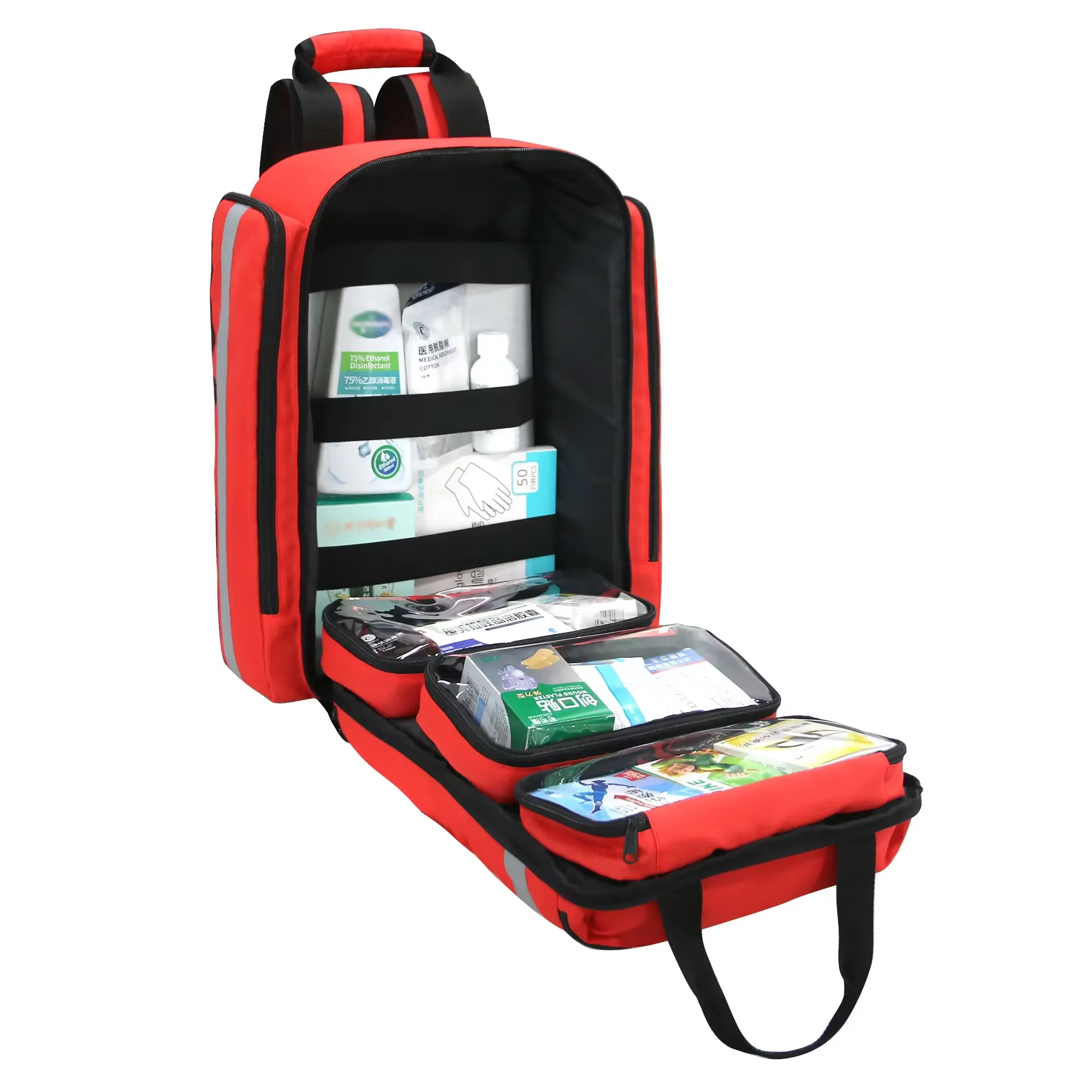 Sac à dos pliable pour instituts de catastrophes