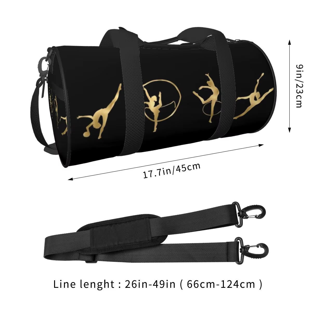 Sac de sport de gymnastique rythmique Dace Girl bagages sacs