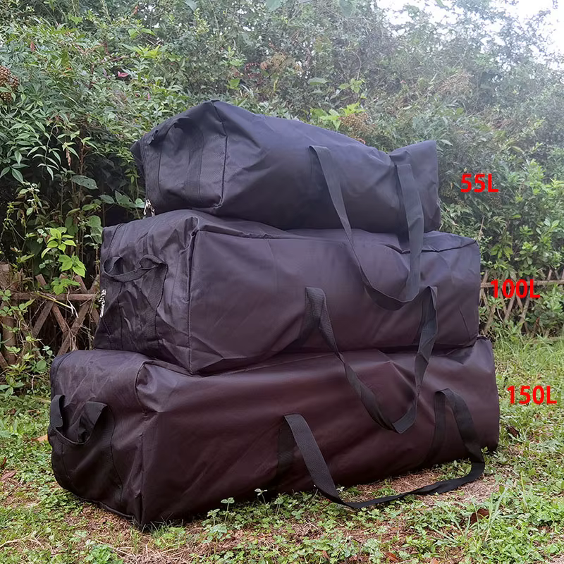 150L 100L 55L sac à main de voyage sac de Sport en plein air hommes noir grande capacité Fitness week-end nuit sacs