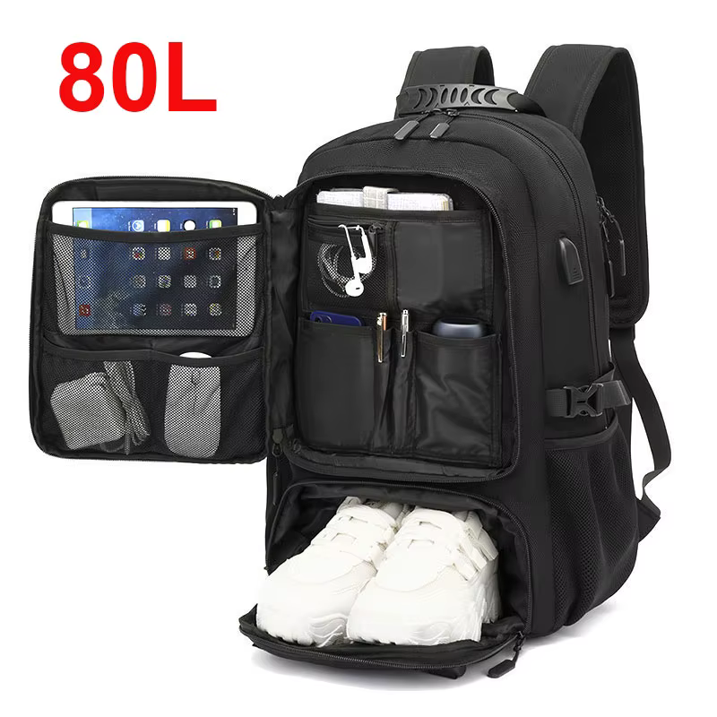 50L 60L 80L sac à dos de voyage pour femmes et hommes grande capacité en plein air étanche