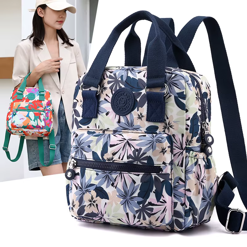 Mode motif Floral femme petit sac à dos joli Style filles Shopping sac à dos haute qualité tissu sac à dos sac à dos SAC