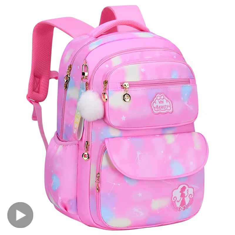 Fille enfants sac à dos sac d'école sac à dos rose pour enfant