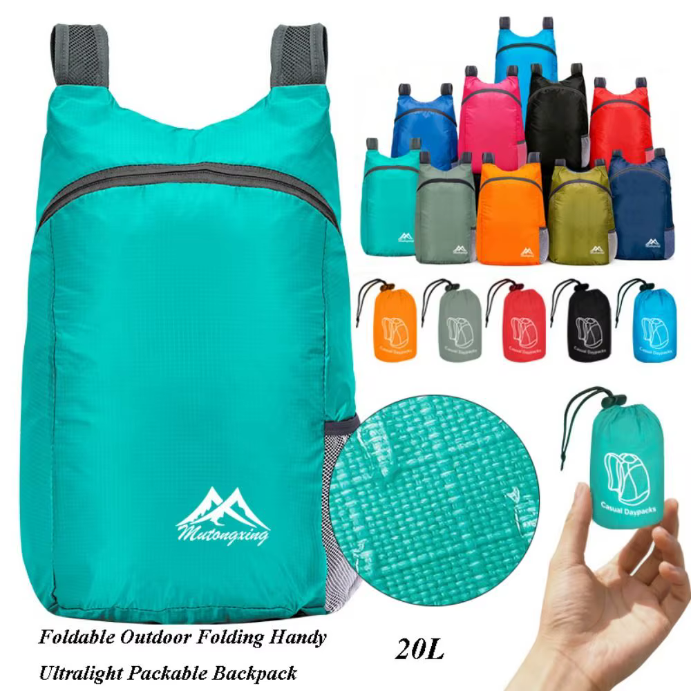 Sac à dos pliable 20L, léger