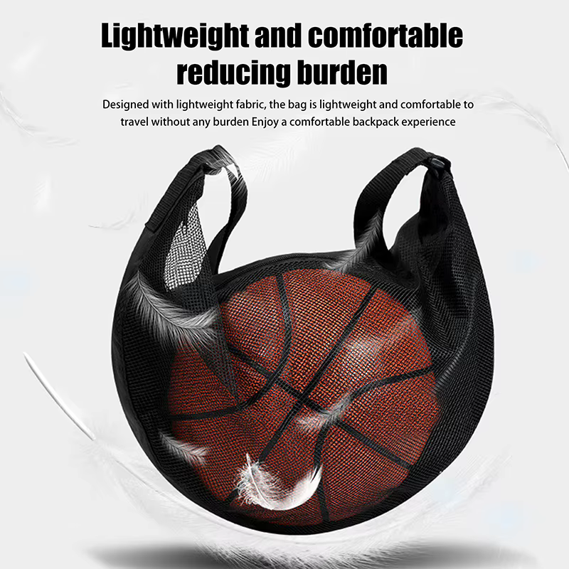 Sac de transport individuel pour ballon avec poche zippée