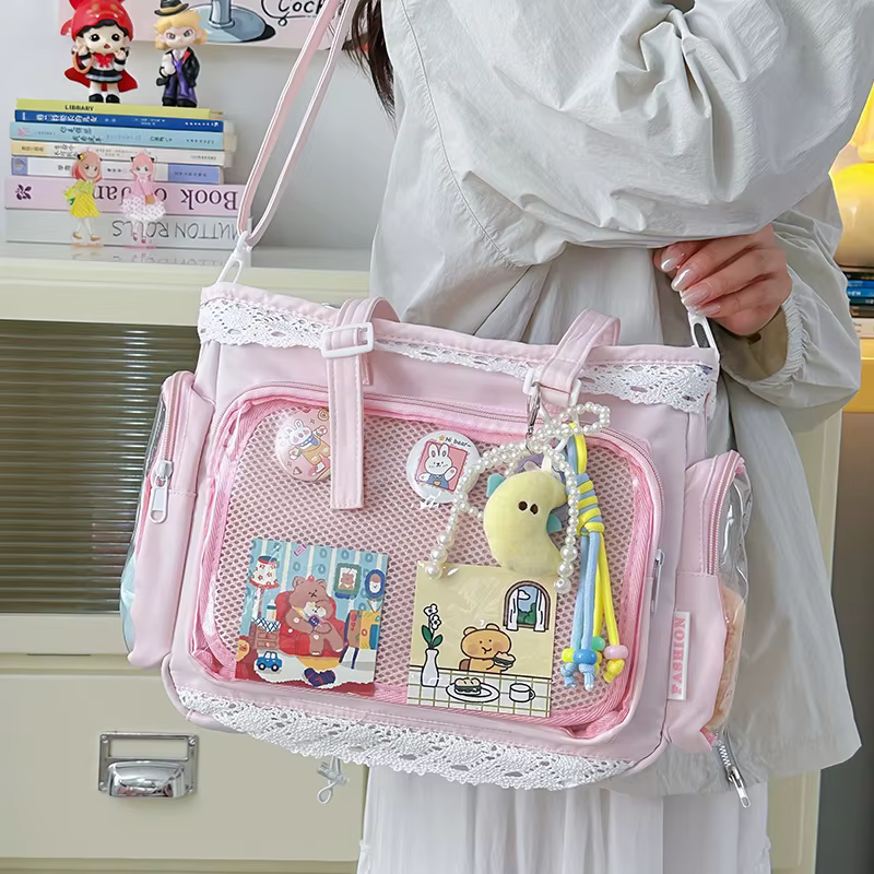 Sacs bandoulière style universitaire pour fille