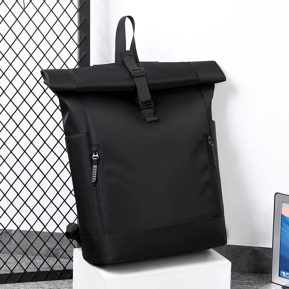 Sac à dos à roulettes pour hommes et femmes Sac à dos d'ordinateur étanche de 15