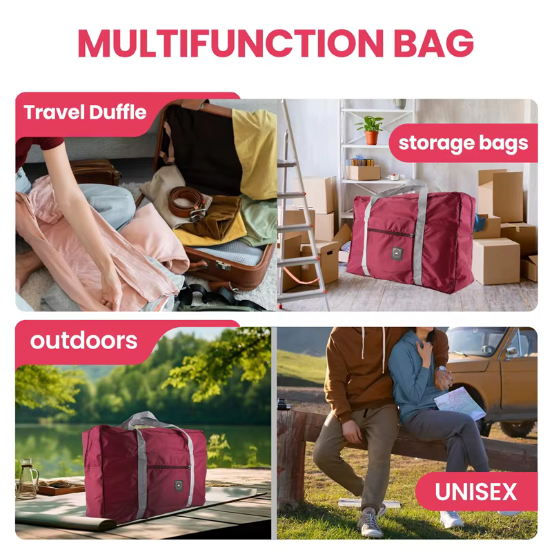 Multifonction grande capacité décontracté pliant étanche bagages sacs de rangement valise pochette de voyage sac à main