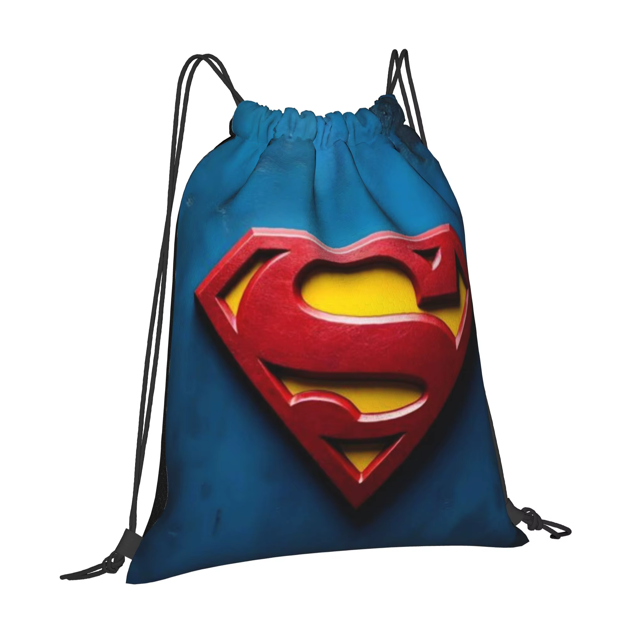 Sac à dos portable à cordon de serrage Hero Superman pour la randonnée