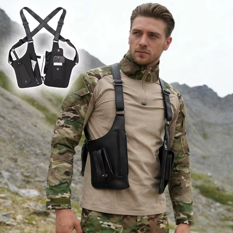 Sac tactique rétro à double bandoulière