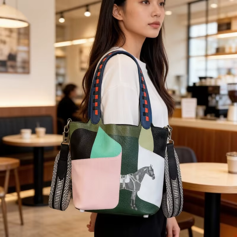 Sac à bandoulière classique de style parisien pour femmes