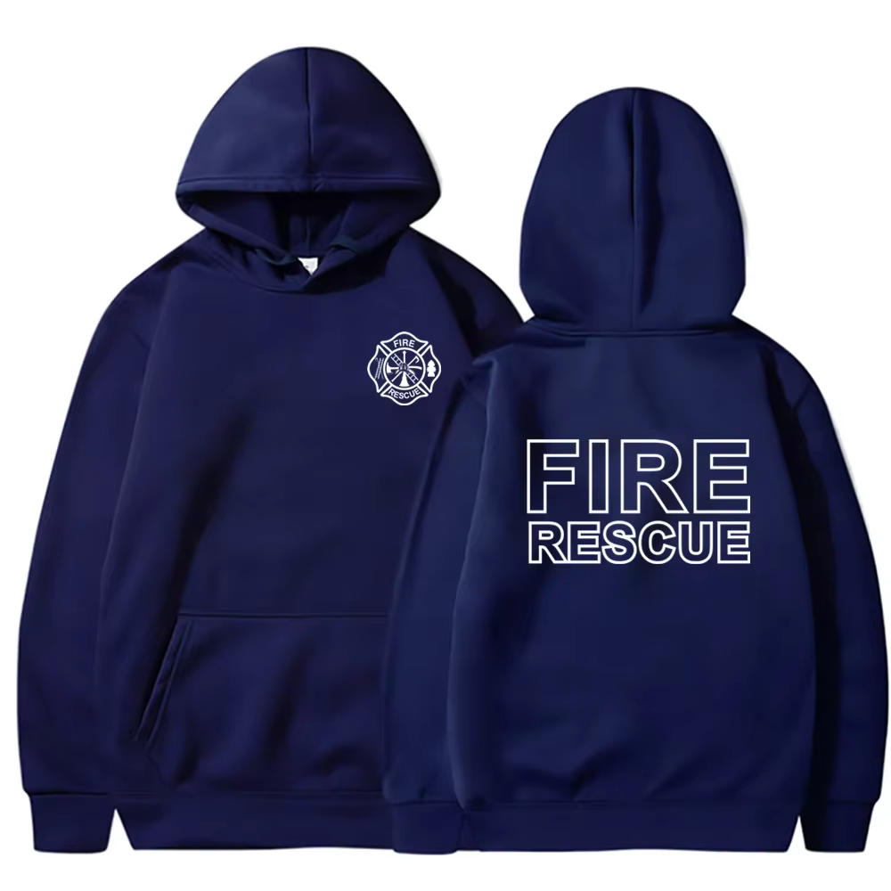 Sweat à capuche de pompier de sauvetage en cas d'incendie sweat-shirt