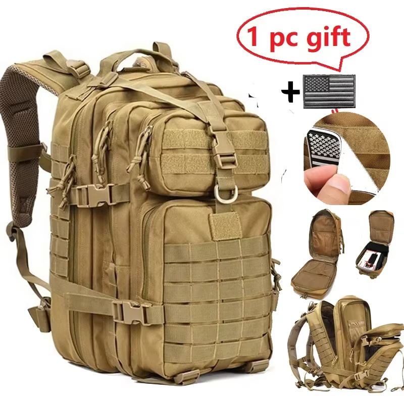 30L/50L 1000D Nylon sac à dos étanche sacs à dos en plein air tactique sport Camping randonnée Trekking pêche chasse sac