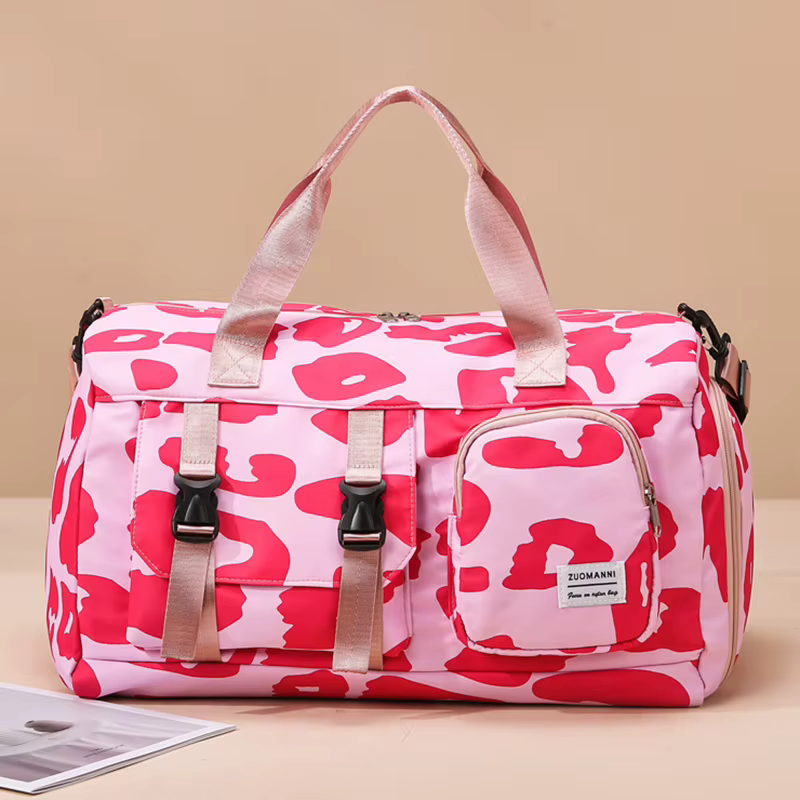 Sac de sport tendance à imprimé léopard