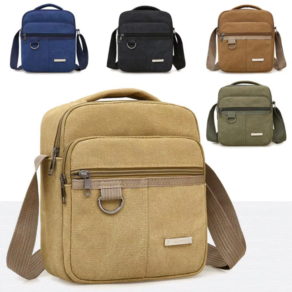 Sac à bandoulière en toile pour hommes
