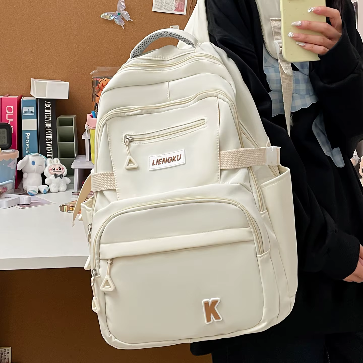 Sac à dos Kawaii grande capacité pour femme