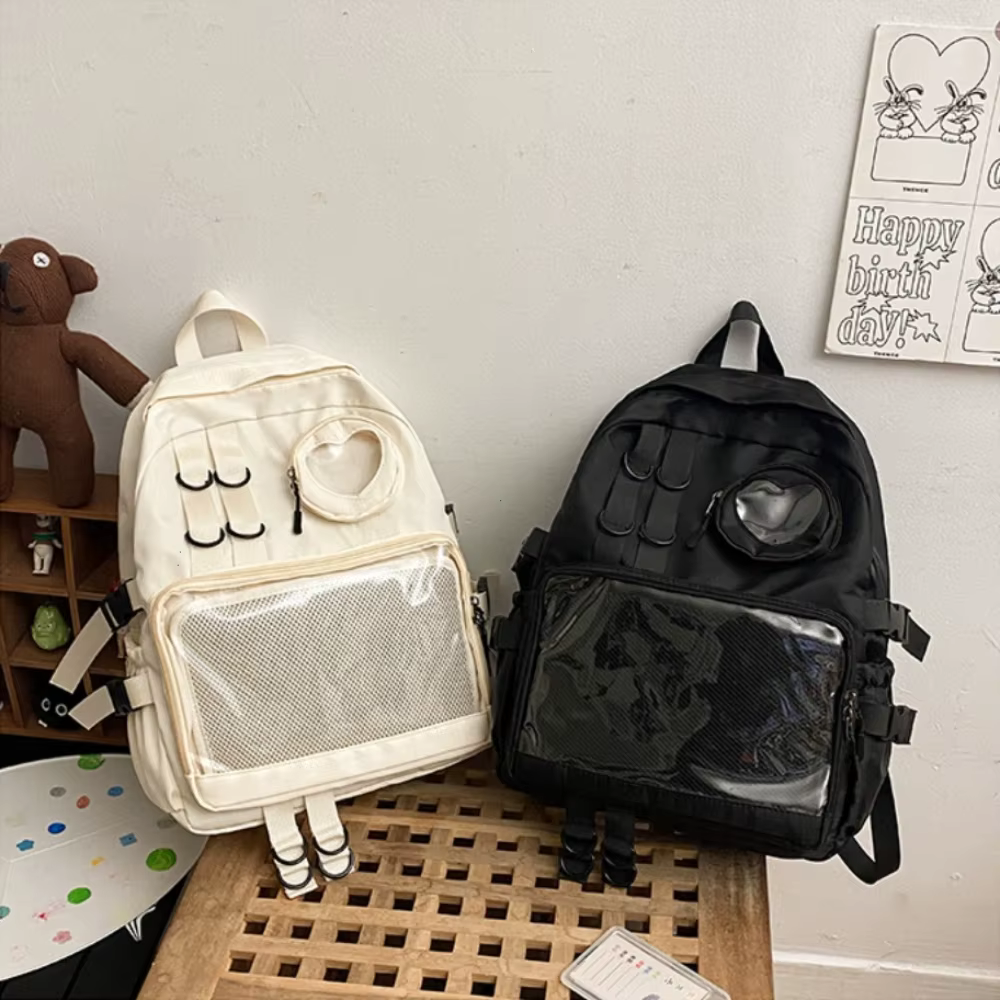 Sac d'école Style Collage pour adolescente Itabag Kawaii
