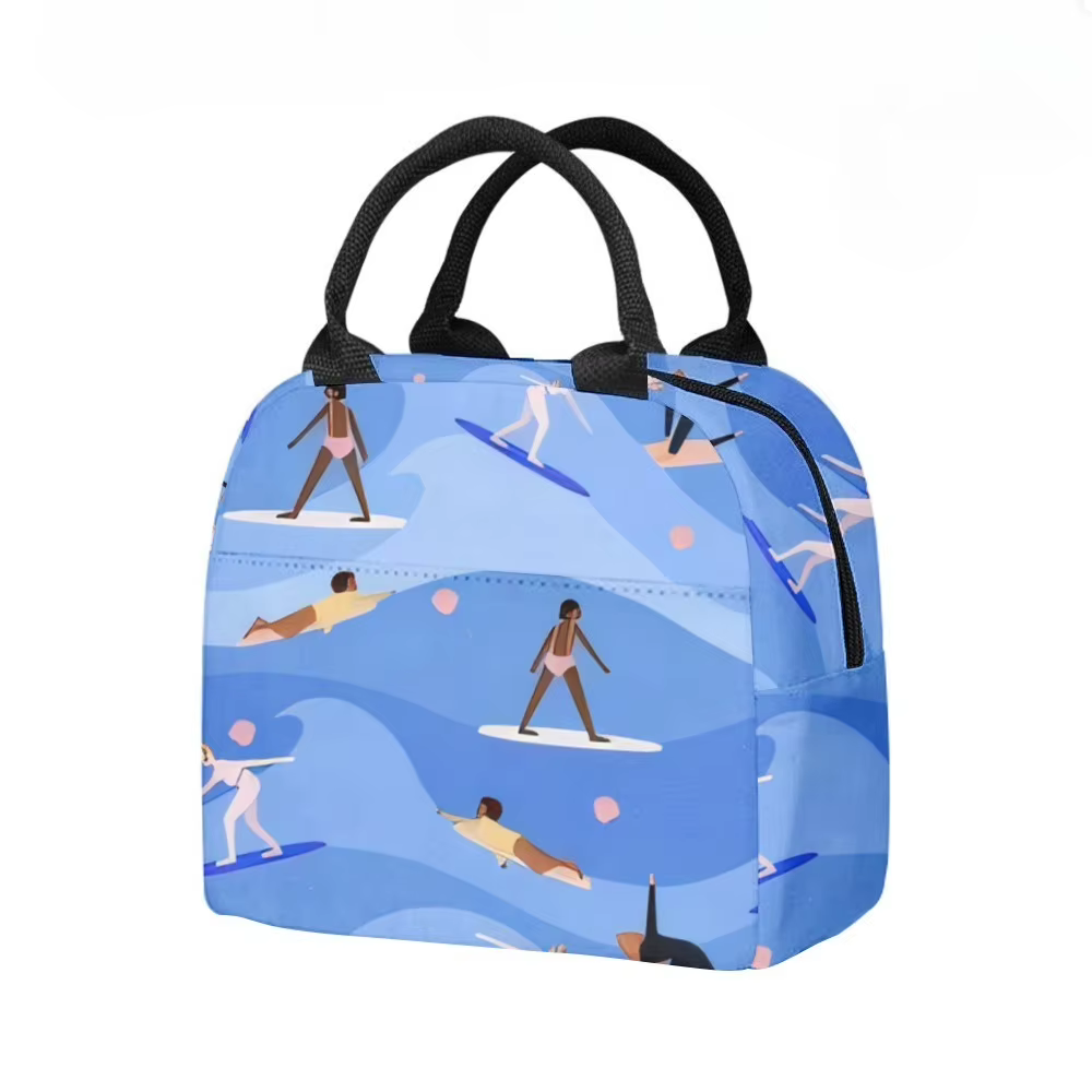 Sac à déjeuner isolé Premium Surf Beach Waves