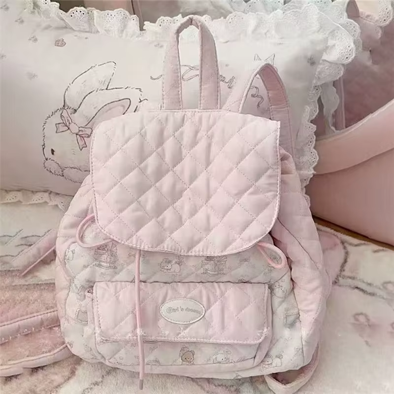 Sac à Dos Rose de Grande Capacité