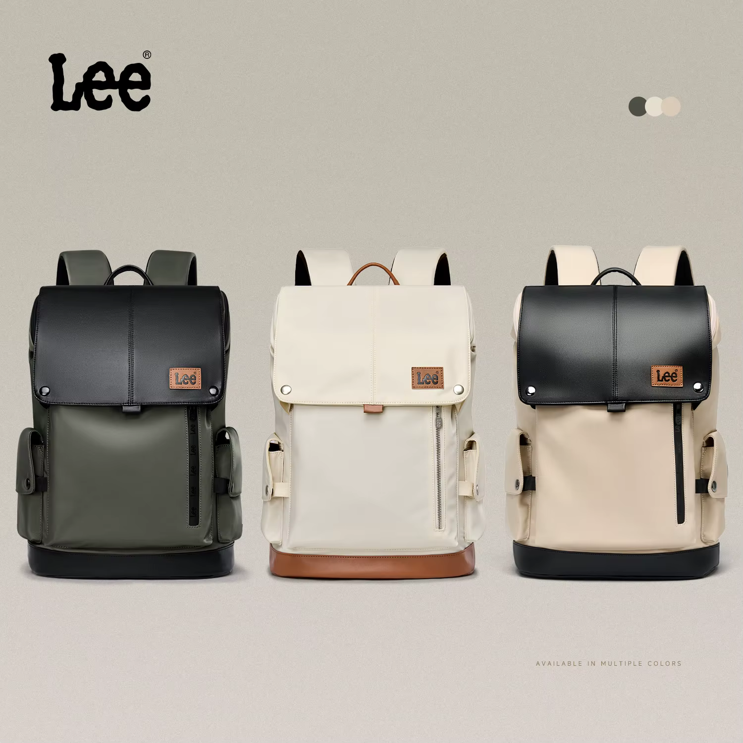 LEE nouveau Style coréen sac à dos en cuir à rabat femmes hommes grande capacité affaires banlieue voyage sac à dos acheter ordinateur portable école livre sac