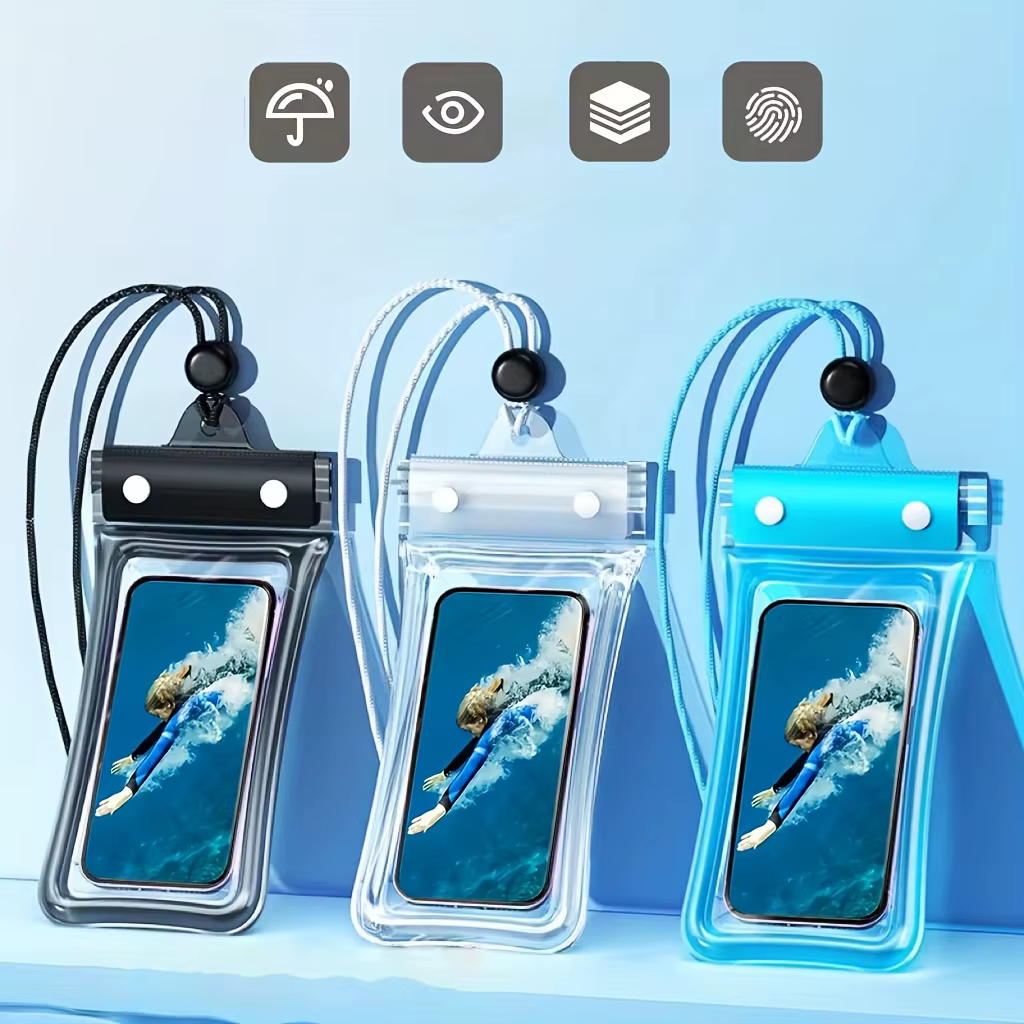 Pochette étanche pour téléphone à 4 compartiments