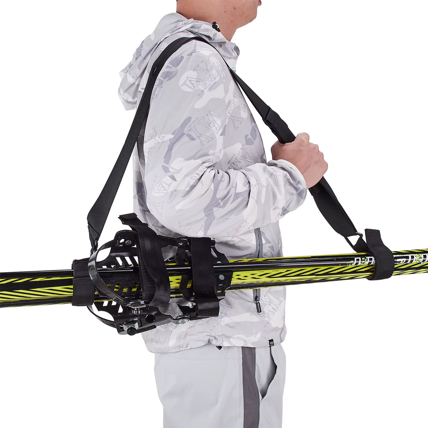 Ski bandoulière réglable sac à dos de Ski transporteur Ski sangle de transport pour hommes femmes et enfants