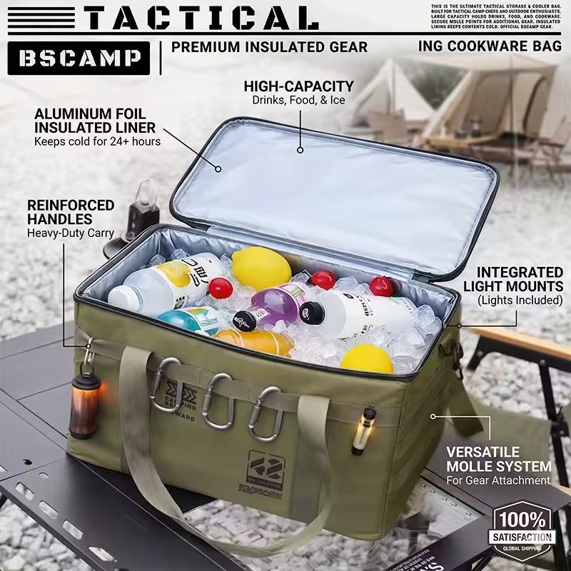 Sac isotherme tactique de grande capacité 30L