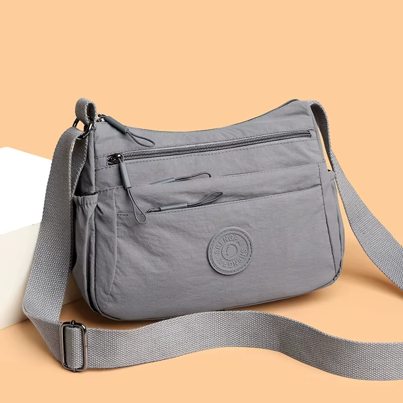 Sac à bandoulière décontracté multicouche pour femmes