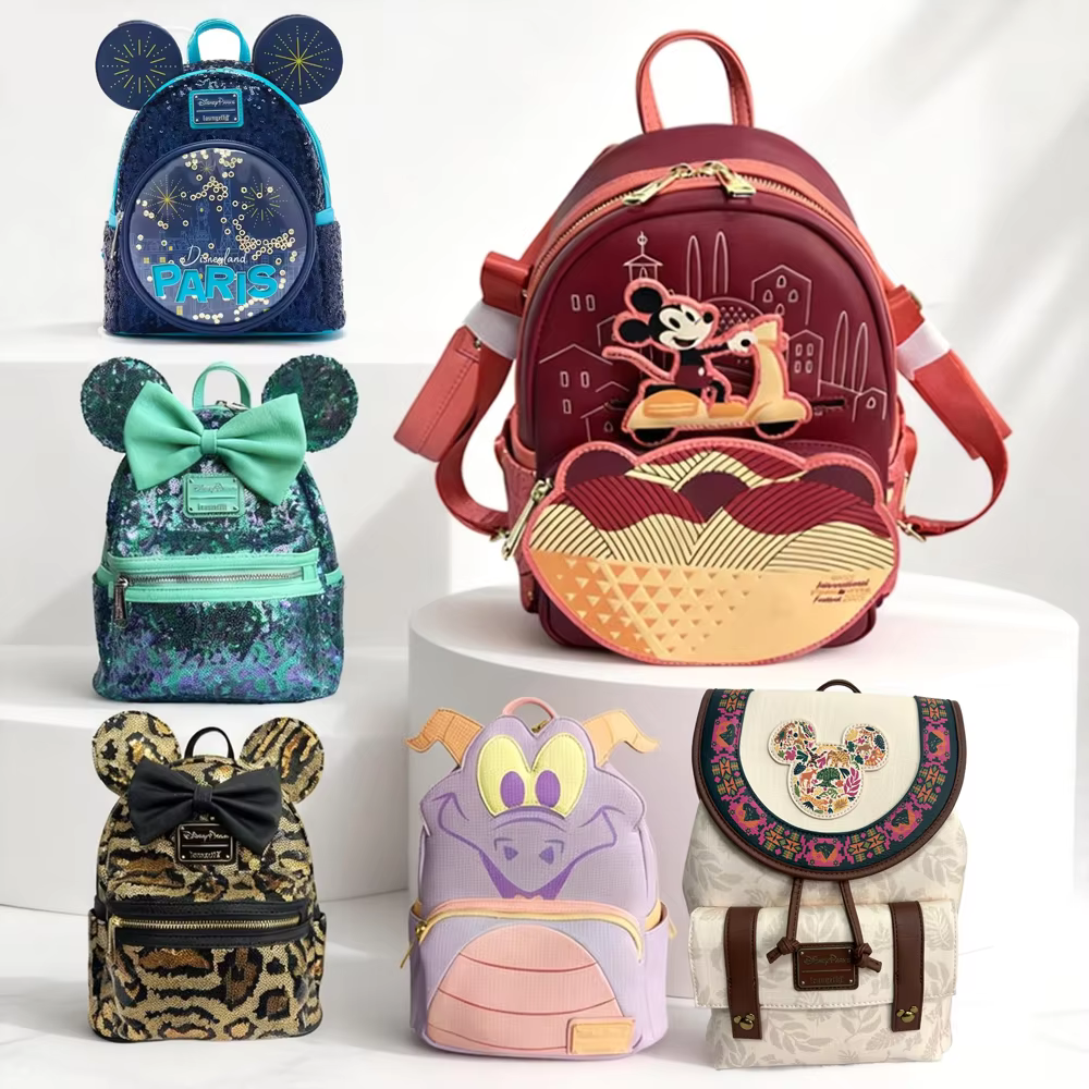 Sac à dos Loungefly Disney Mickey Mouse Ear en cuir PU pour femme