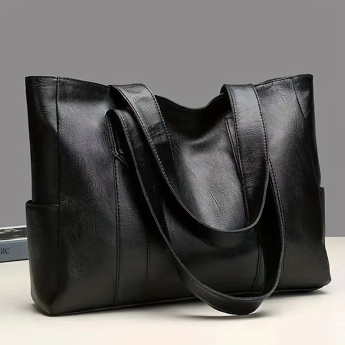 Sac à main vintage grande capacité pour femme