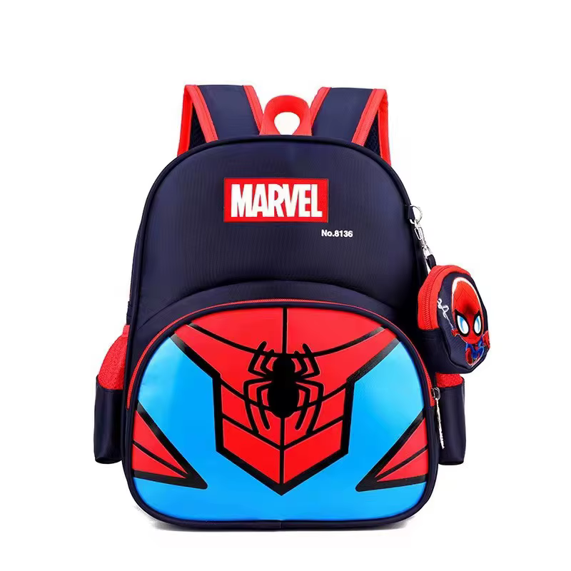 Sacs à dos pour garçons de dessin animé Marvel Spider-Man