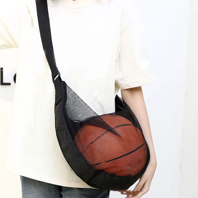 Sac à balle unique avec poche à fermeture éclair