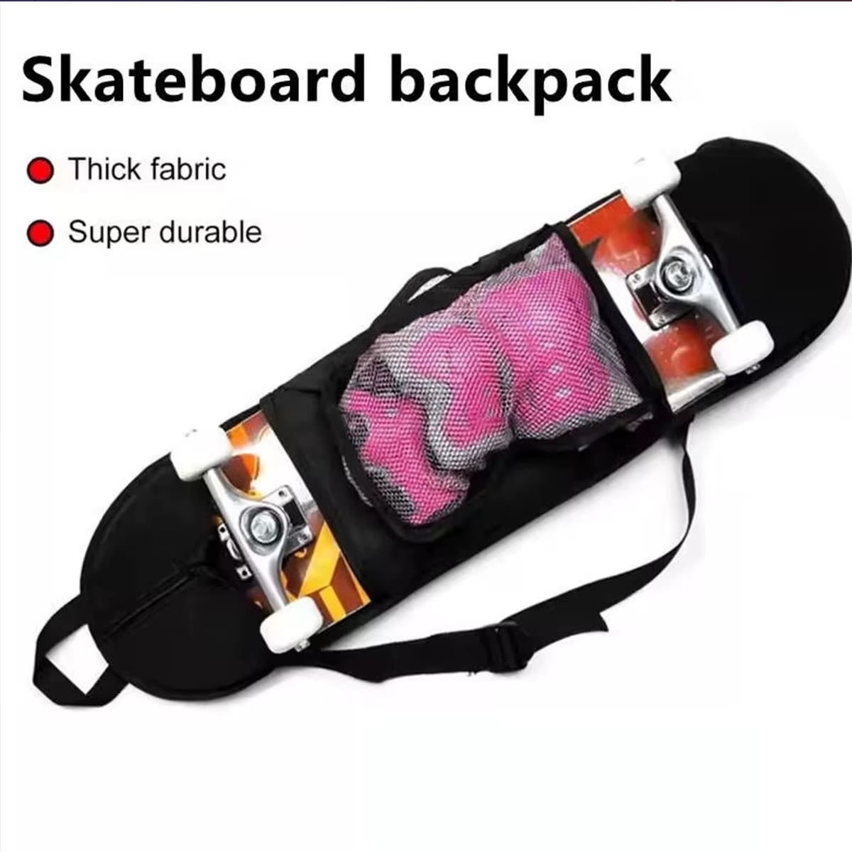 Sac de skateboard à quatre roues-sac