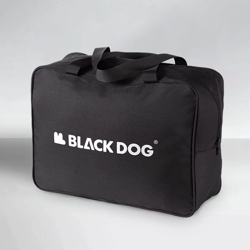 Sac de rangement multifonctionnel de voyage en plein air pour chien noir