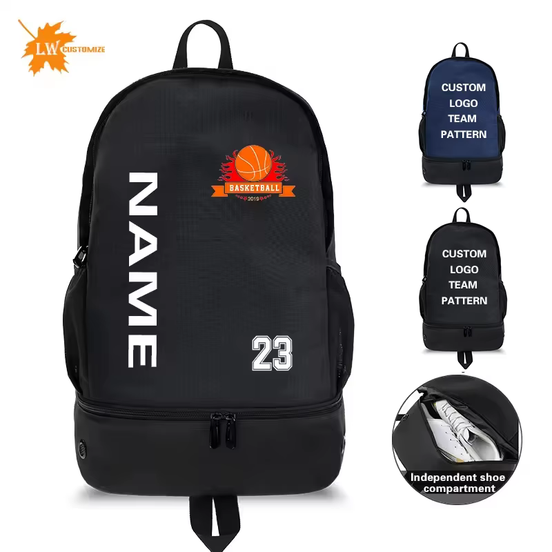 Sac à dos de basket-ball personnalisé Logo sac à dos de Sport sac à dos de Football pour jeunes sac à dos