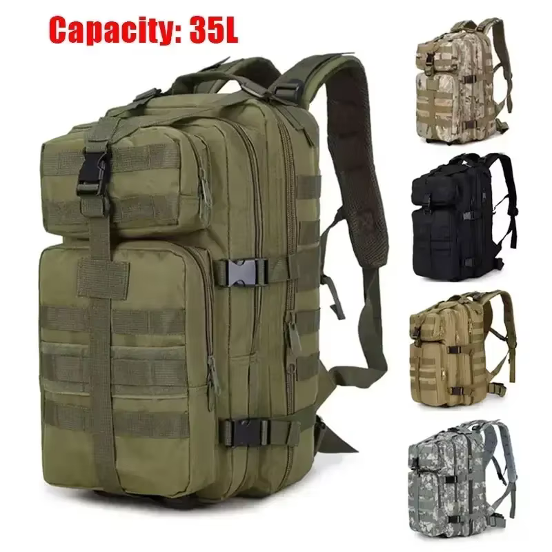 35L 1000D Nylon sac à dos extérieur Trekking Sport voyage sacs à dos Camping randonnée pêche