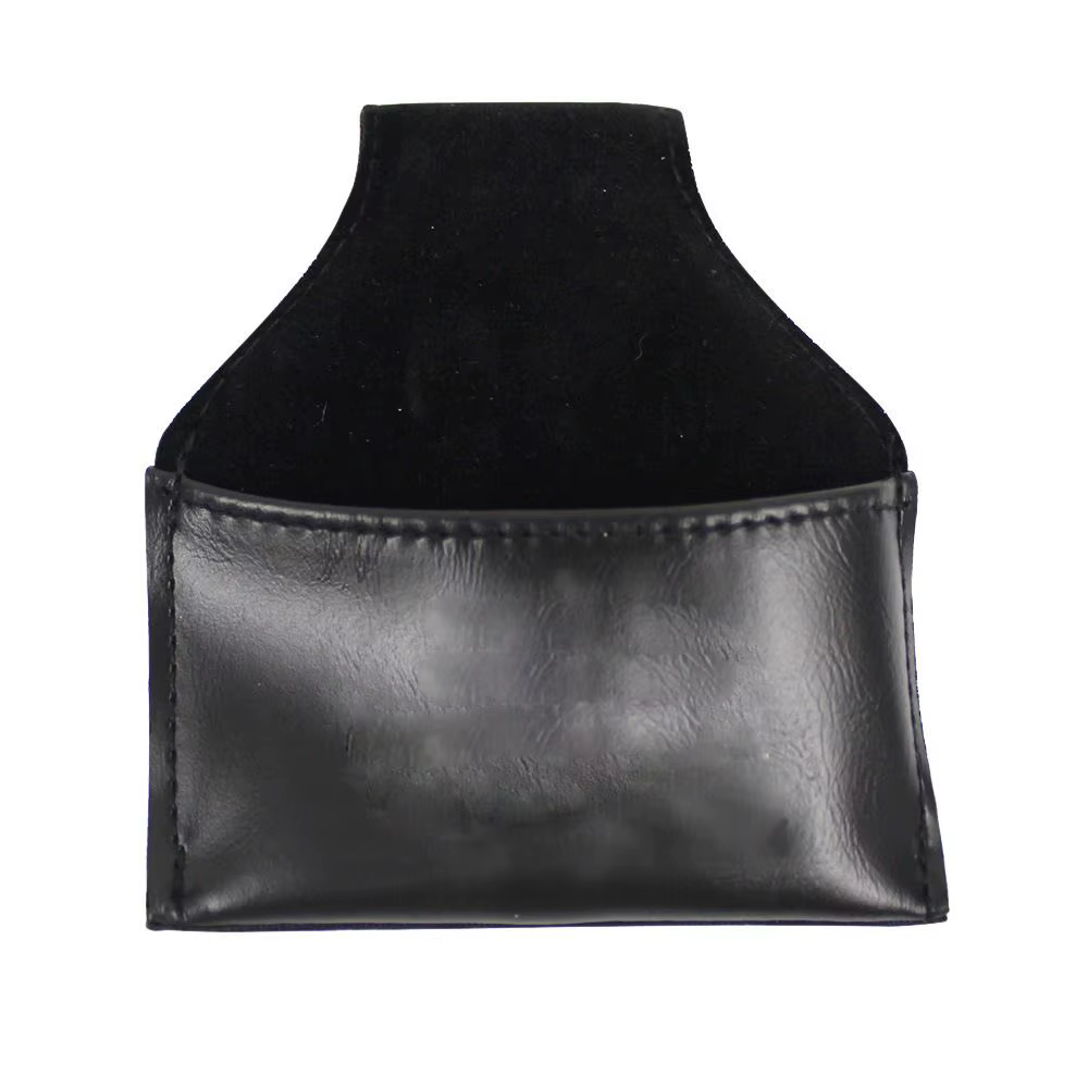 Pochette en PU pour craie de billard avec clip