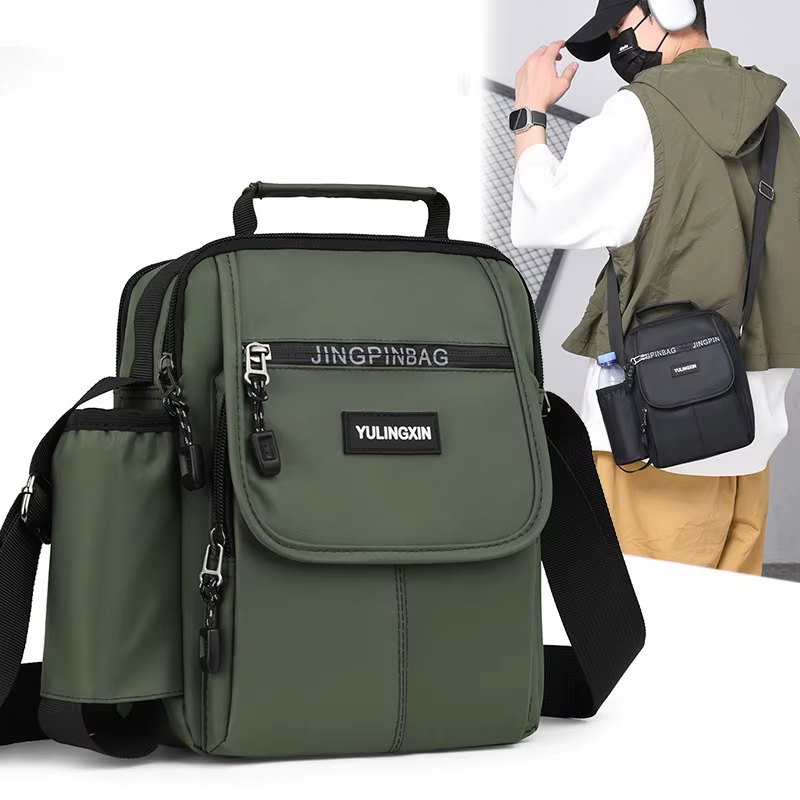 Sac à bandoulière carré sportif pour hommes – Sac