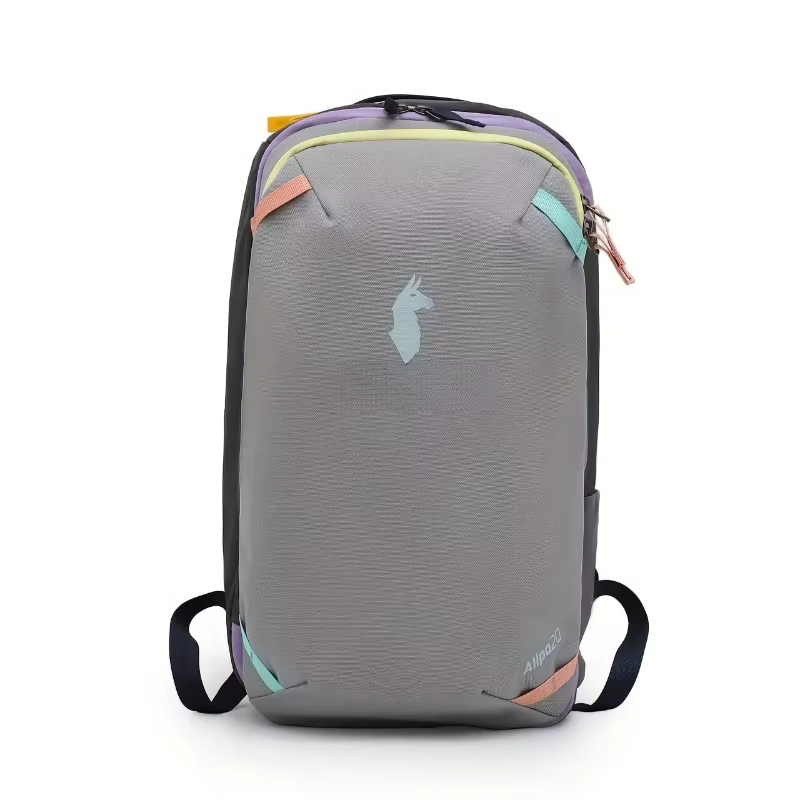 Sac à dos double épaule durable aux couleurs vives Dopaamine