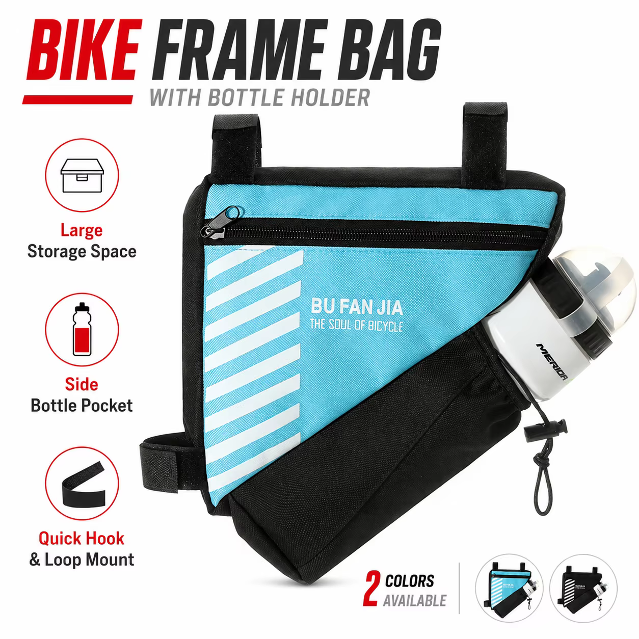 Sac triangulaire pour vélo
