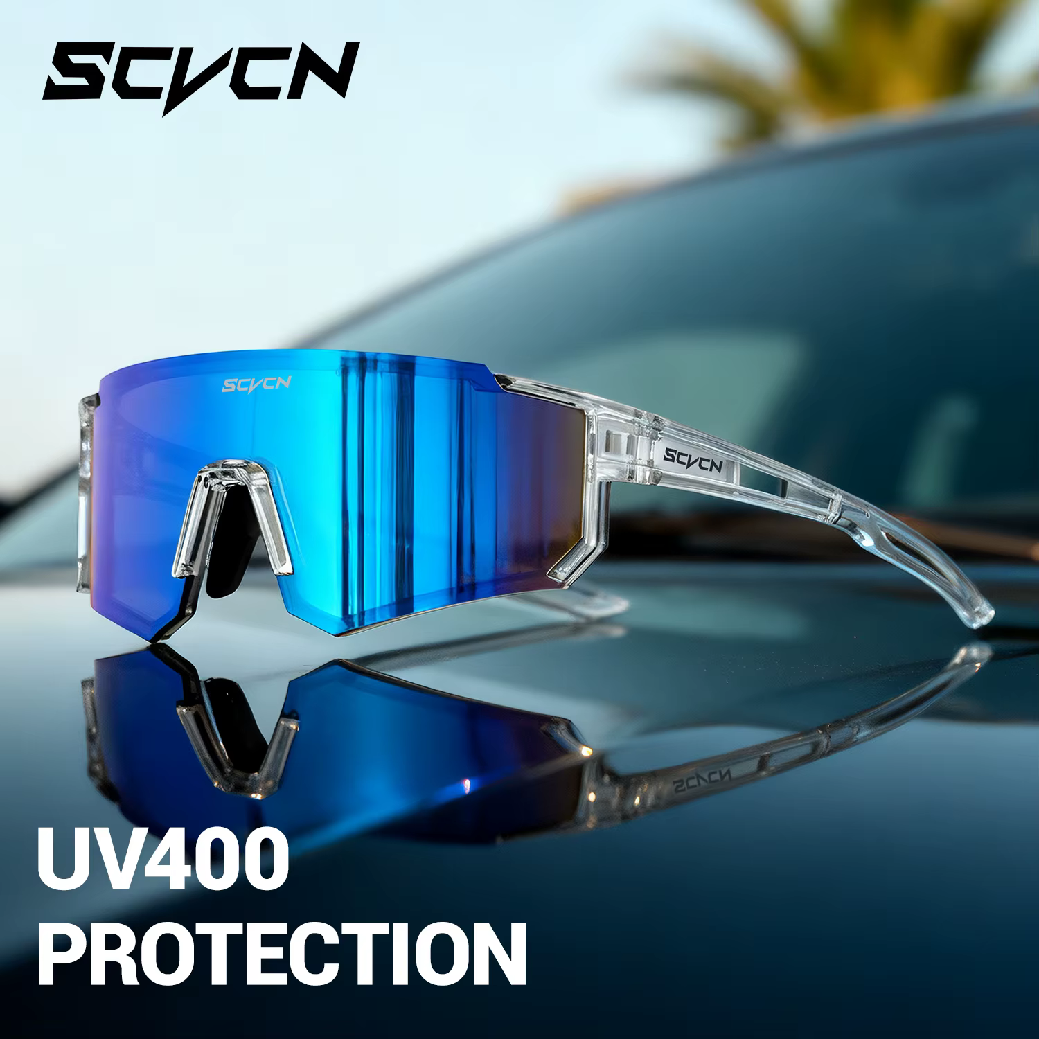 Lunettes de soleil SCVCN tendance pour hommes et femmes