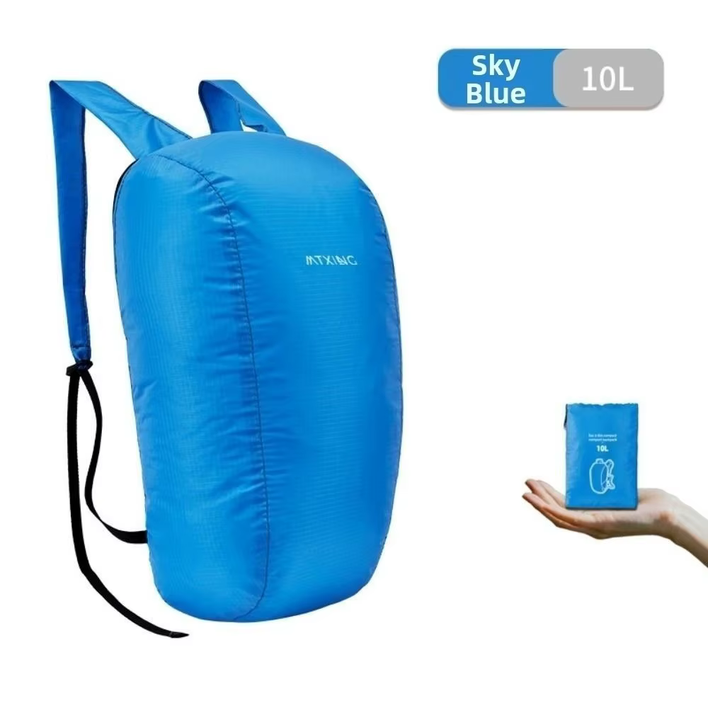 Nouveau sac à dos pliable de 10l