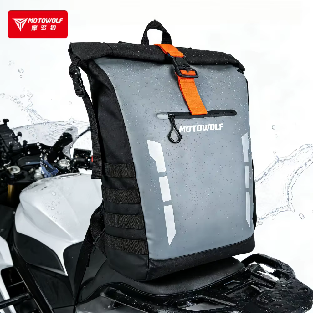 Sac à dos de moto Motowolf pour hommes et femmes