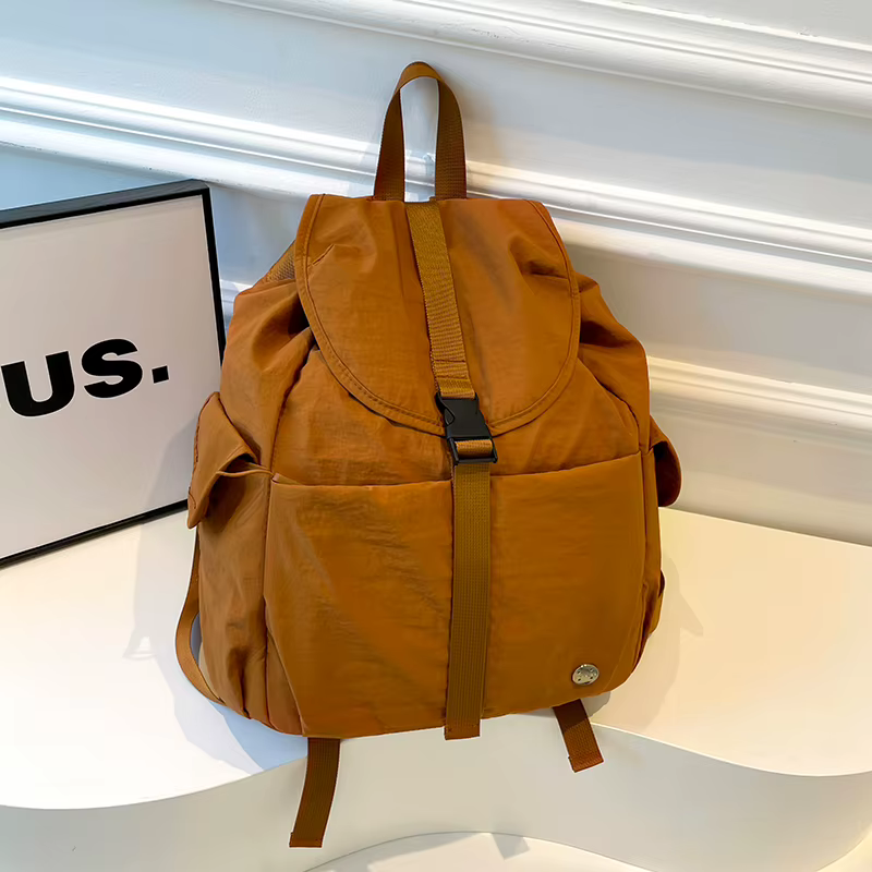 Sacs à dos en Nylon de couleur unie pour femmes
